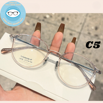 Gọng nhựa càng kính titanium mã 9108